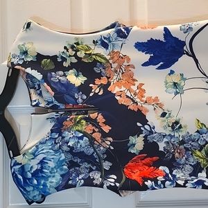 Mulit color, flower Midi dress.